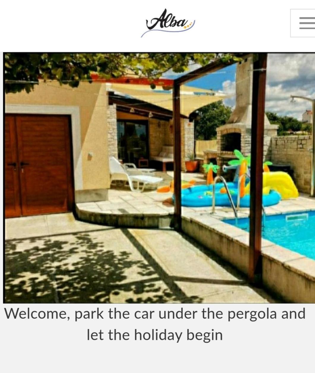Luxury Apartment Alba With Pool กานฟานาร์ ภายนอก รูปภาพ